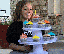 Surprise Cake Gift Stand