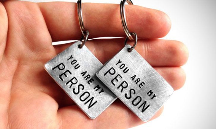 couples keychains for him and her