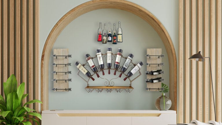 cool wall wine racks