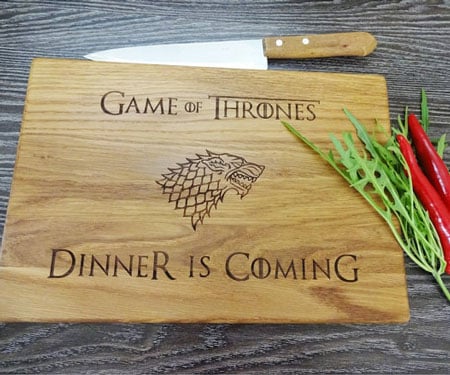 Game Of Thrones Dinner Is Coming Cutting Board