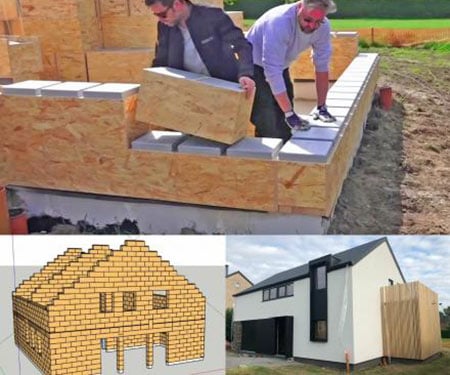 Giant LEGO-Like DIY House Building Blocks