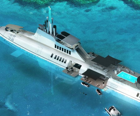 Migaloo Submarine Superyacht Hybrid