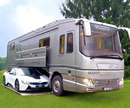 Car-Carrying Luxury Mobile Home