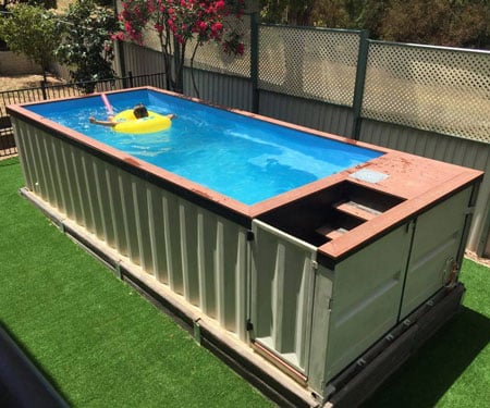 shipping container pools