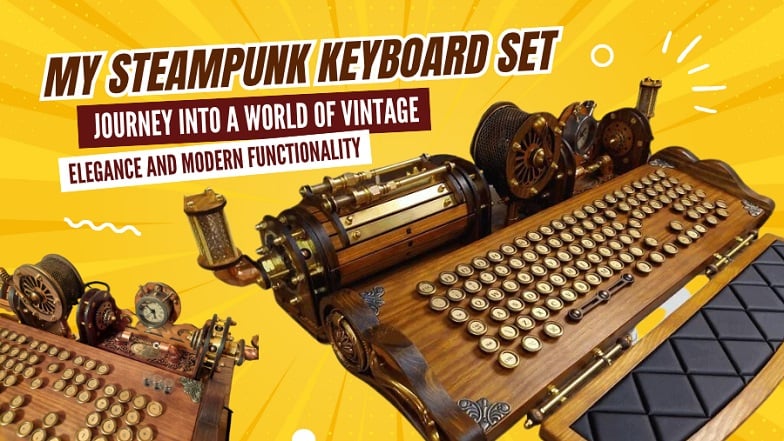 Steampunk Keyboard Set