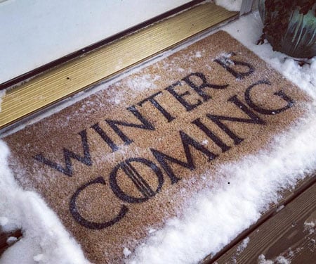 Winter is Coming Doormat